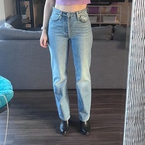 Rag & Bone Alex High Rise Straight Jeans